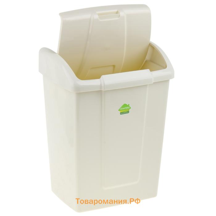 Контейнер для мусора «Форте», 23 л, 33.2×26.9×45.2 см, МИКС