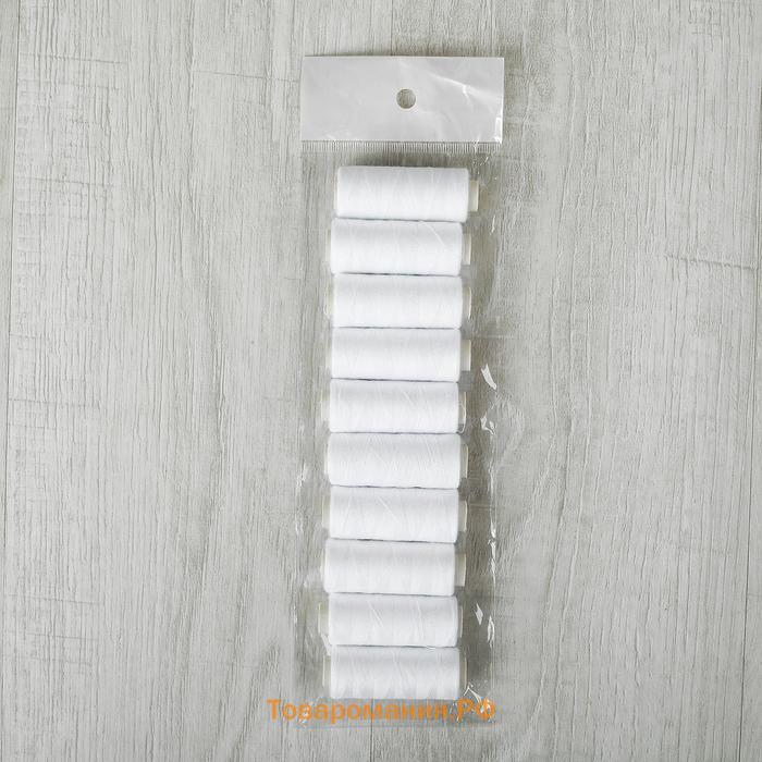 Нитки 40/2, 200 м, белые №301