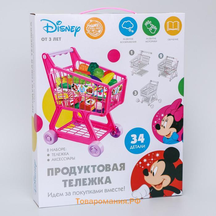 Продуктовая тележка, Минни Маус, розовая