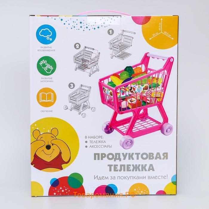 Продуктовая тележка, Минни Маус, розовая