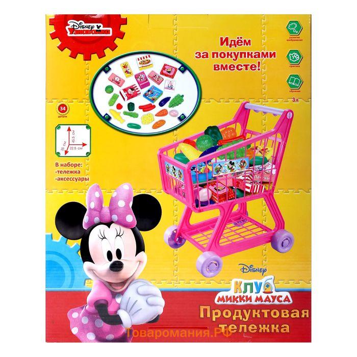 Продуктовая тележка, Минни Маус, розовая