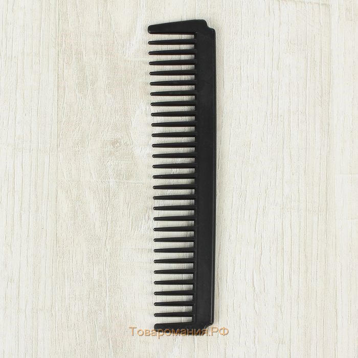 Расчёска, 17,5 × 3,7 см, цвет чёрный