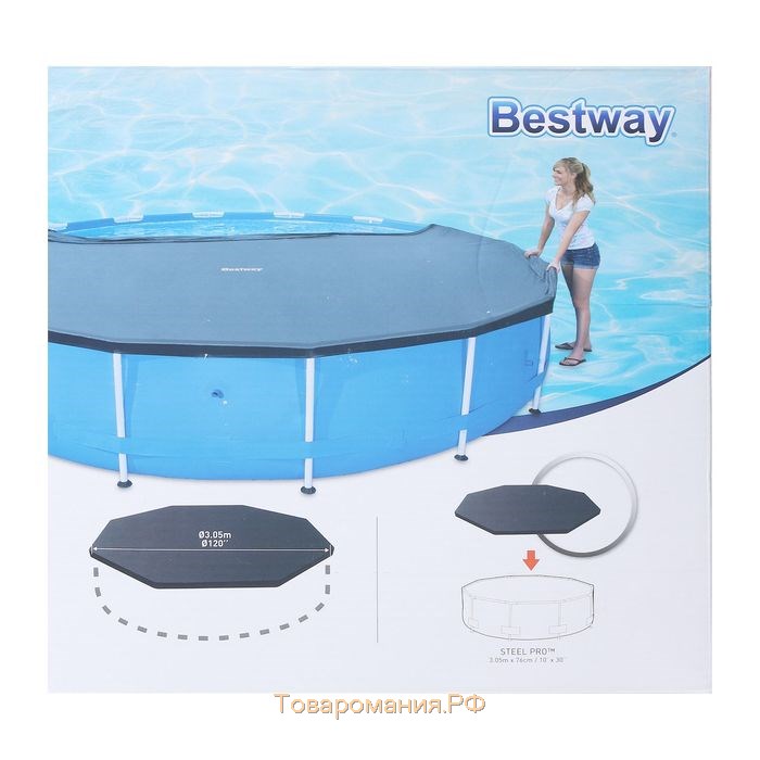 Тент Bestway, для каркасных бассейнов d=305 см, 58036