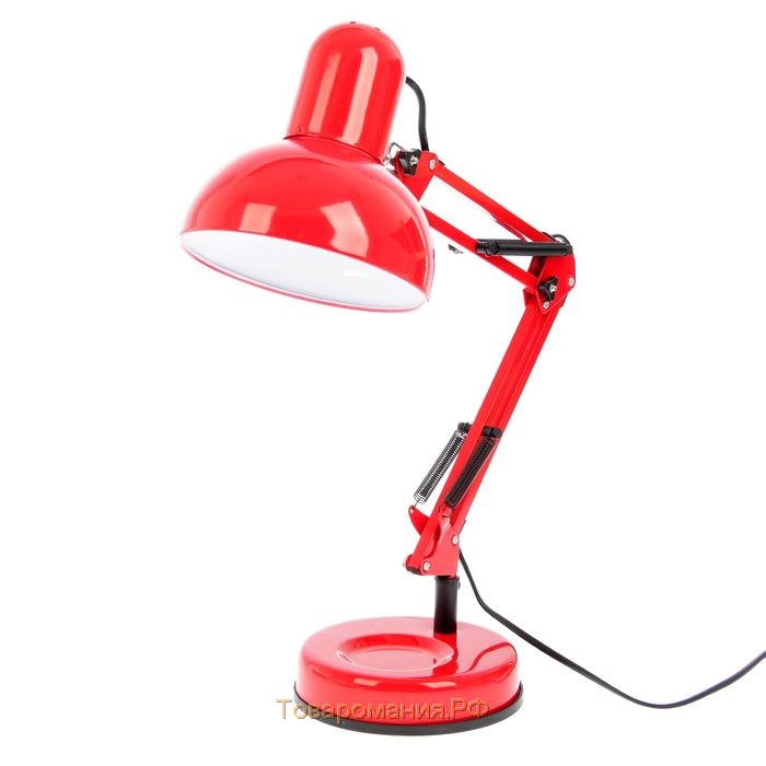Лампа настольная 810 "Деко, красная" E27 40W RISALUX