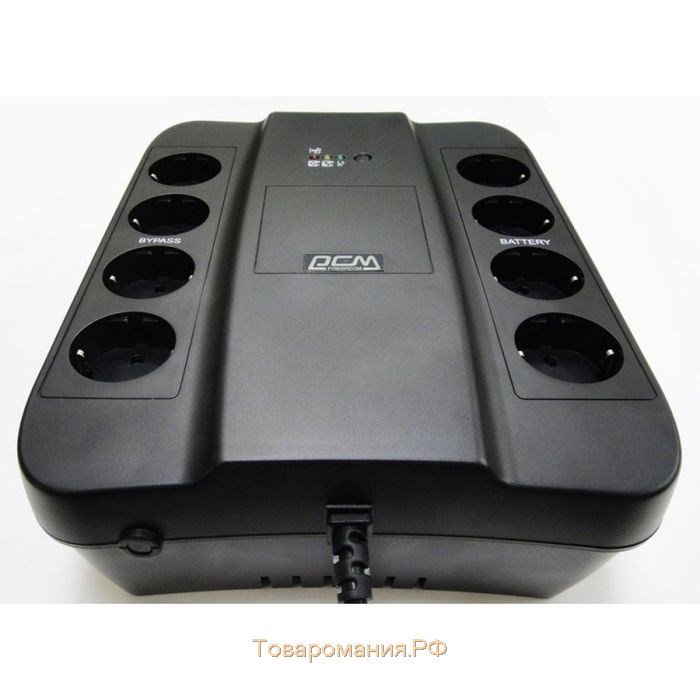 Источник бесперебойного питания Powercom Spider SPD-1000N, 550 Вт, 1000 ВА, чёрный
