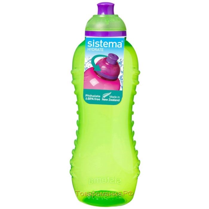 Бутылка для воды Sistema, 460 мл, цвет МИКС