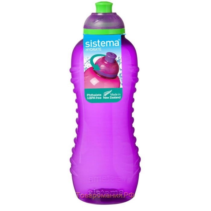 Бутылка для воды Sistema, 460 мл, цвет МИКС