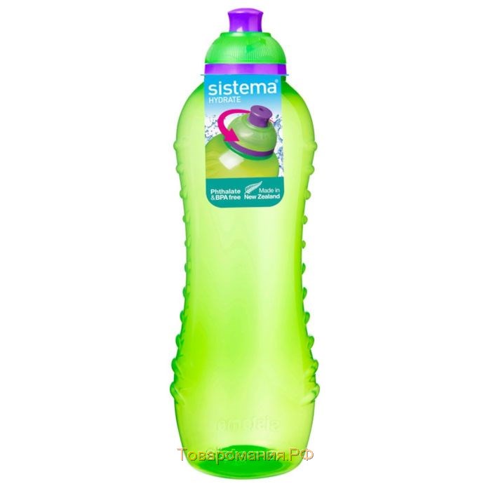 Бутылка для воды Sistema, 620 мл, цвет МИКС