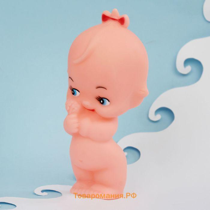Резиновая игрушка для ванны «Девочка», с пищалкой, 1 шт.
