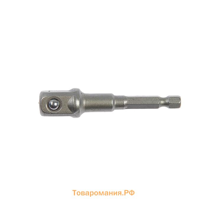 Адаптер для торцевых головок ТУНДРА, сталь CrV, 1/2" х 65 мм