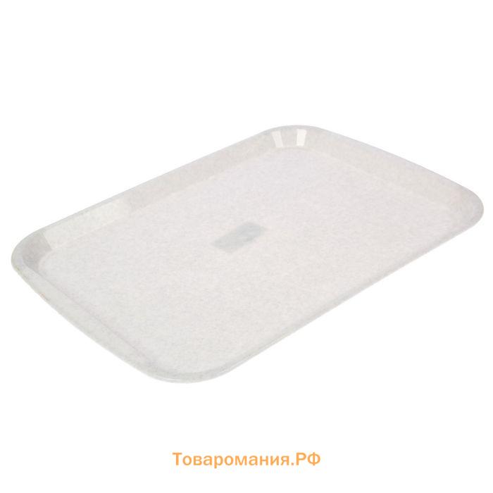 Поднос SparkPlast, пластик, 43×31.2×2.3 см, красный