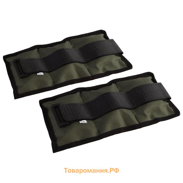 Утяжелители ONLYTOP, 2 шт. × 0,3 кг, цвета МИКС