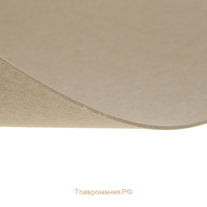 Картон переплётный (обложечный) 2.0 мм, 30 х 40 см, 1250 г/м2, серый