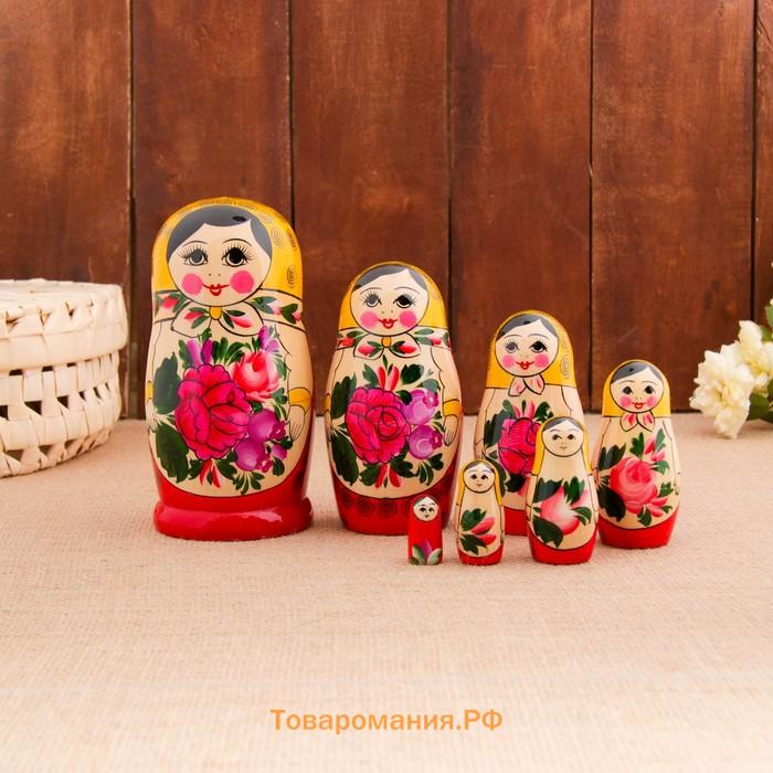 Матрёшка дерево «Семёновская», 7-и кукольная, высшая категория
