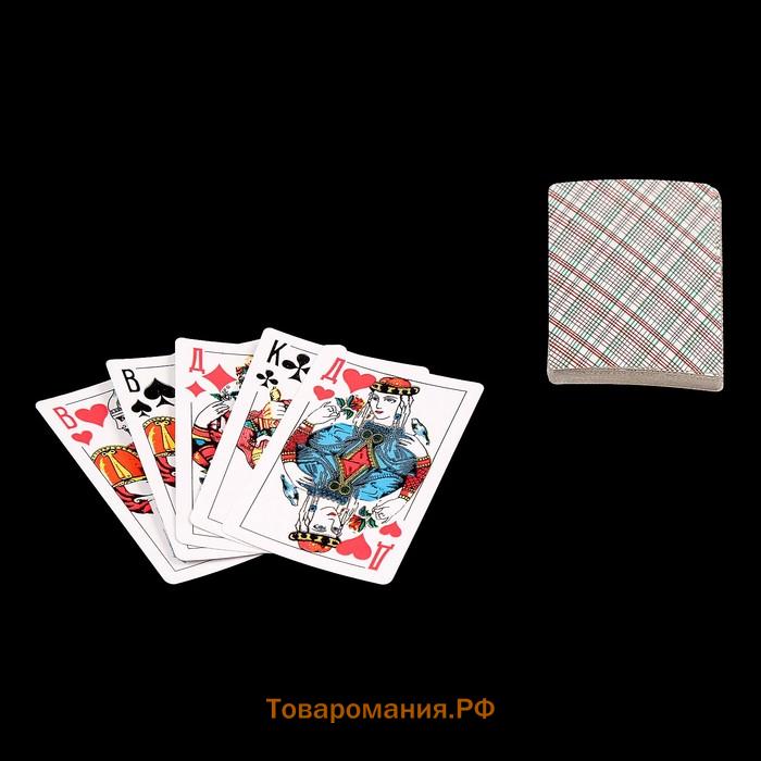 Подарочный набор 5 в 1, фляжка 240 мл, 2 рюмки, воронка, колода карт, металл