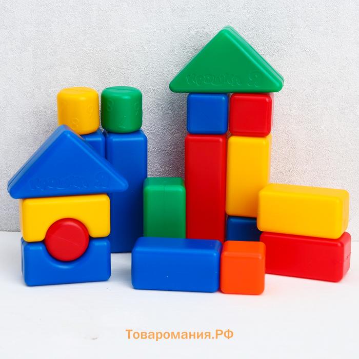 Кубики детские «Смешарики», набор 20 элементов, 4×4 см