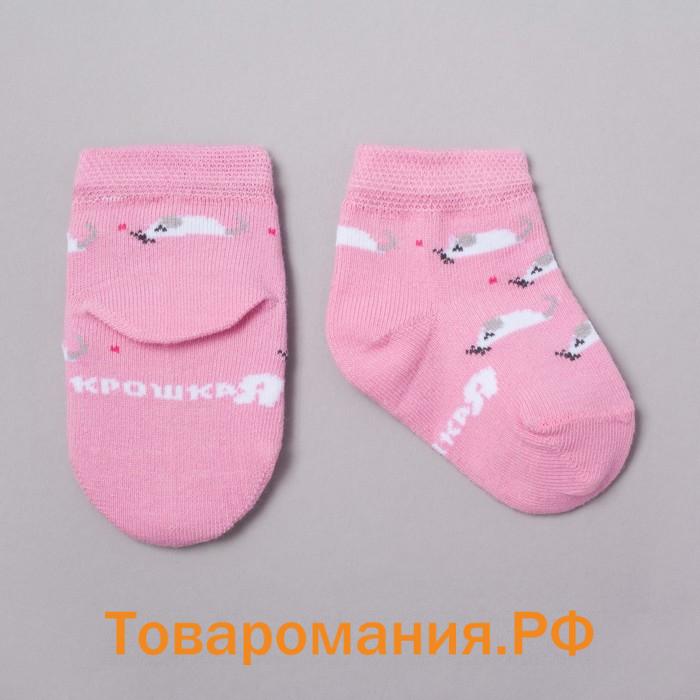 Набор носков Крошка Я «Котёнок», 2 пары, 12-14 см