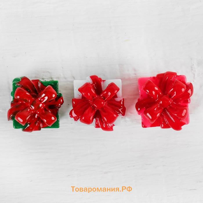 Миниатюра кукольная «Подарочек», набор 4 шт., размер 1 шт.: 1.5×1.5×1.6 см, МИКС