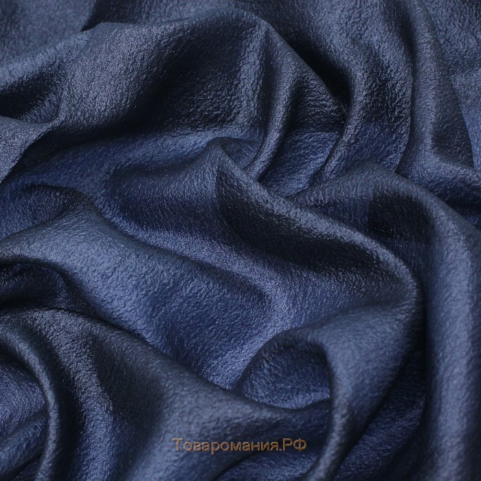 Ткань плательная, органза, ширина 145 см, цвет тёмно - синий