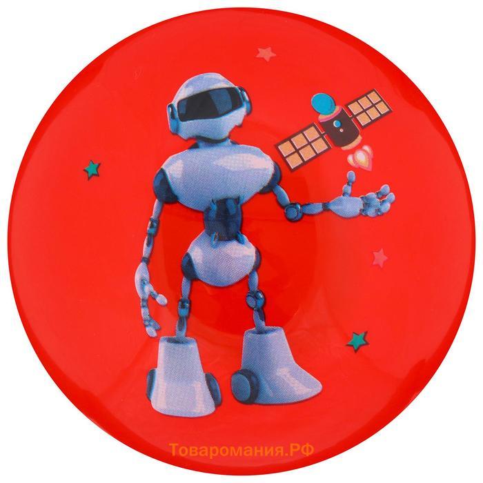 Мяч детский ZABIAKA «Роботы», d=22 см, 60 г, цвет МИКС