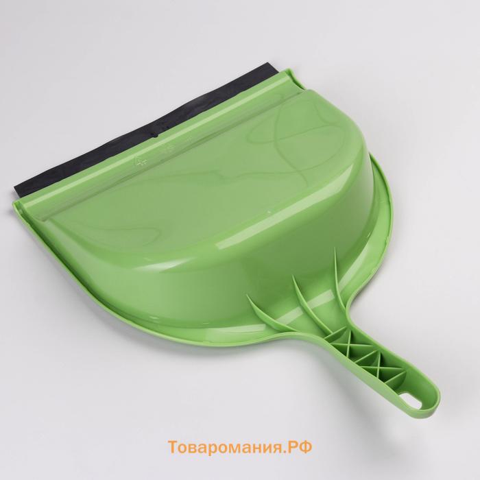 Совок для мусора Полимербыт, пластик, 31.5×23×9 см, МИКС