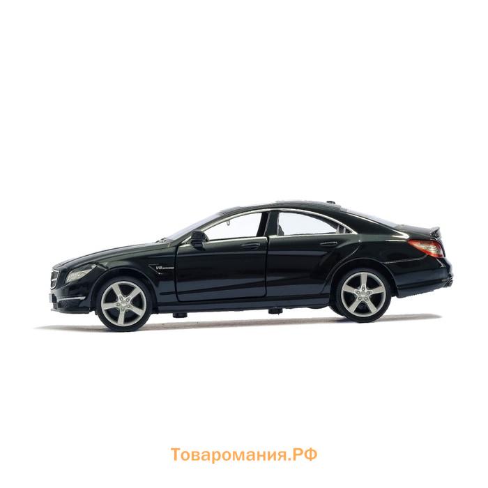 Машина металлическая MERCEDES-BENZ CLS63 AMG, 1:32, открываются двери, инерция, цвет чёрный