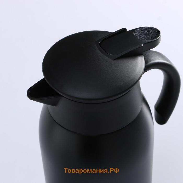 Термос-кофейник "Лавит", 1 л, сохраняет тепло 20 ч, 12 х 21 см, черный