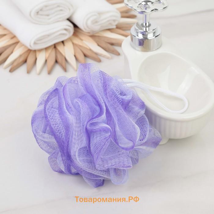 Мочалка для тела , розовый/фиолетовый