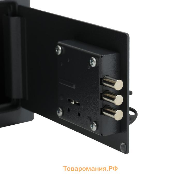 Сейф мебельный ключевой AIKO T – 170 KL, 260×230×170 мм, цвет серый