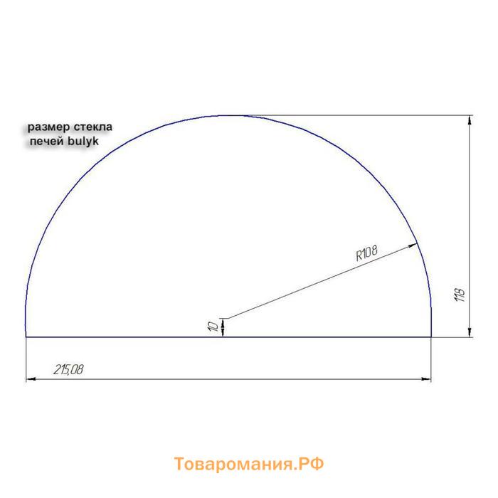 Печь отопительно-варочная «Bulyk 100», дверца со стеклом