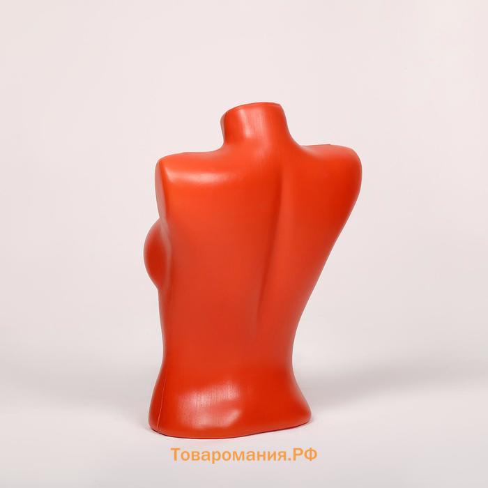 Торс женский «Диана» 54×40 см, объём 82.5 см, оранжевый