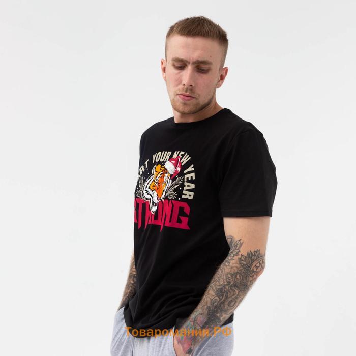 Пижама мужская новогодняя KAFTAN "Strong" р.50