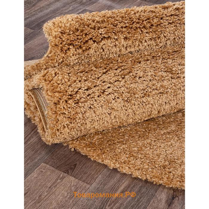 Ковёр овальный Merinos Shaggy Ultra, размер 150x230 см, цвет dark beige