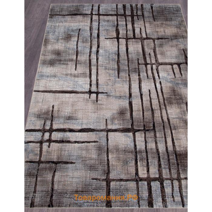 Ковёр прямоугольный Merinos Sierra, размер 150x300 см, цвет beige-blue 2