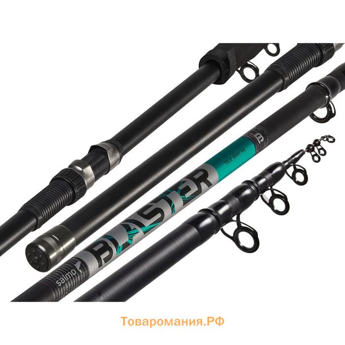 Спиннинг троллинговый телескопический Salmo Blaster TELE BOAT, тест 150-200 г., длина 2,4 м.   75933