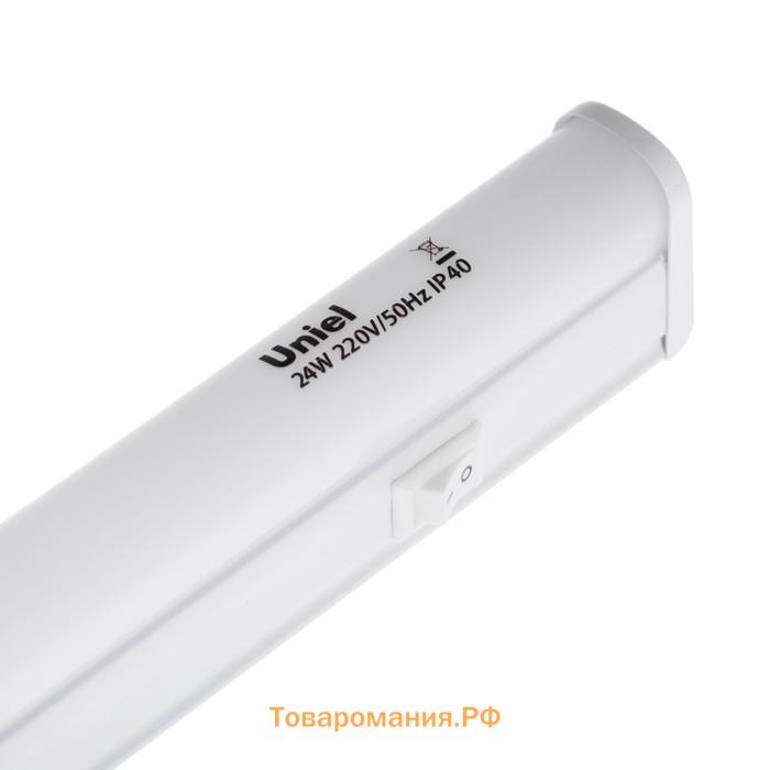 Фитосветильник светодиодный Uniel, 24 Вт, 872 мм, IP40, 220 В, для фотосинтеза, белый