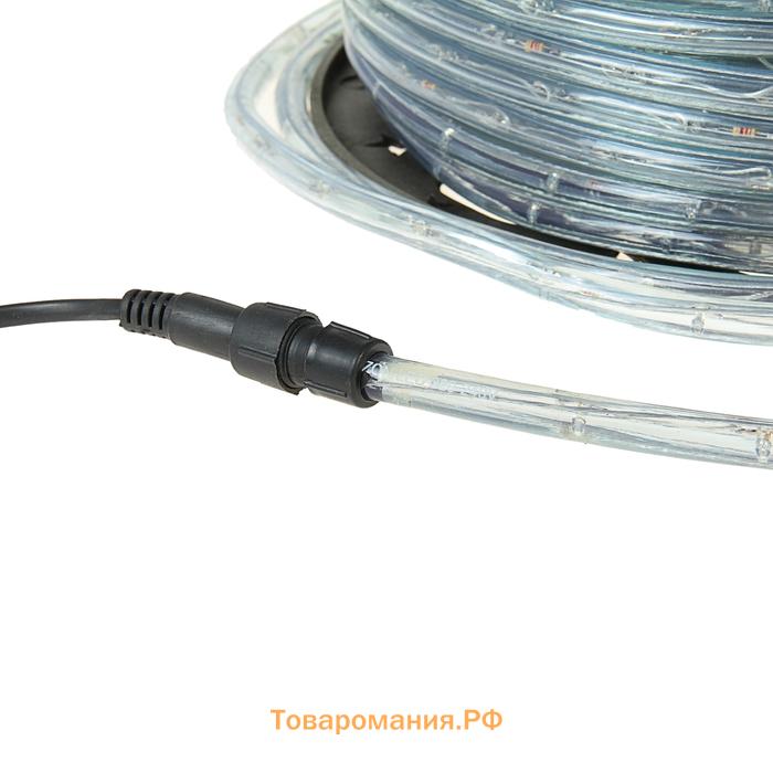 Световой шнур Lighting 11 мм, IP65, 100 м, 24 LED/м, 220 В, 2W, постоянное свечение, свечение жёлтое