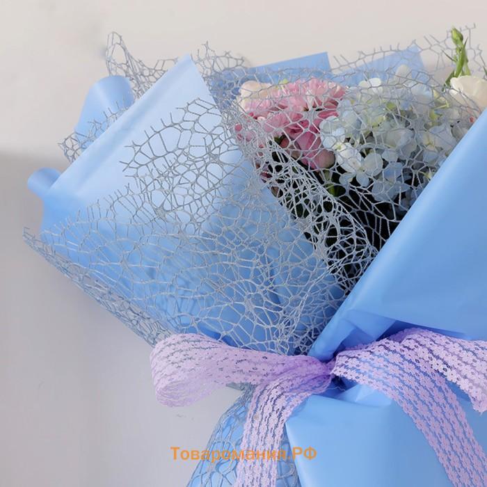 Сетка для цветов «Крошет», бордовый, 0.5×4.5 м