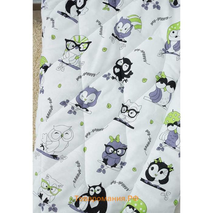 Одеяло в кроватку, размер 110x140 см, цвет белый