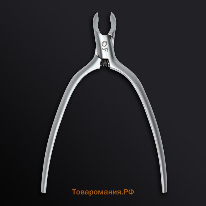 Кусачки маникюрные для кутикулы «Premium satin», скрытая пружина, матовые, 10.3 см, длина лезвия-4 мм