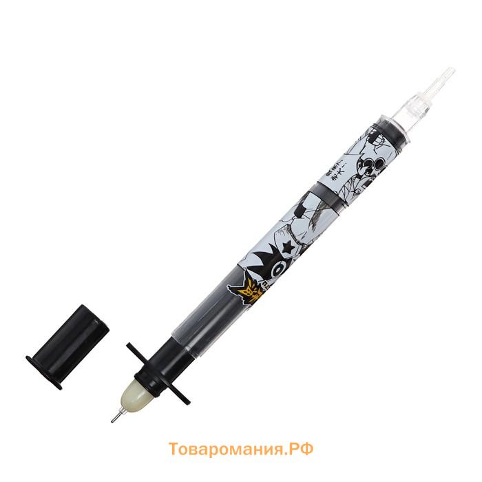 Ручка - прикол гелевая «Шприц», МИКС