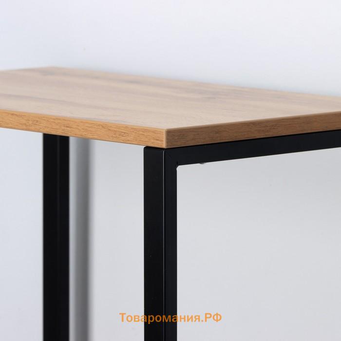 Стеллаж «Торонто 15», 47×30×146.5 см, чёрный
