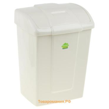 Контейнер для мусора «Форте», 23 л, 33.2×26.9×45.2 см, МИКС