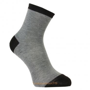 Носки женские, размер 23-25, цвет серый