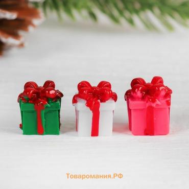 Миниатюра кукольная «Подарочек», набор 4 шт., размер 1 шт.: 1.5×1.5×1.6 см, МИКС