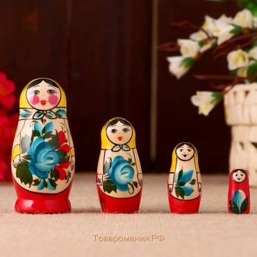 Матрешка дерево «Семёновская», 4 кукольная, высшая категория