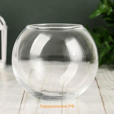 Ваза Paşabahçe «Флора», d=7.5 см, стекло, прозрачная