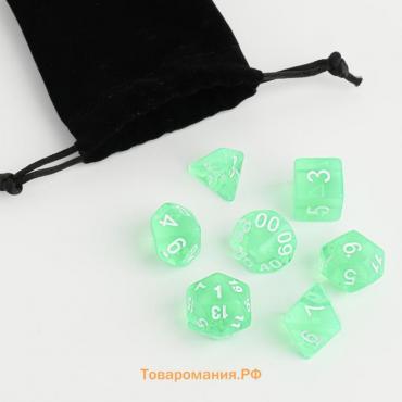 Набор кубиков для D&D (Dungeons and Dragons, ДнД), серия: D&D, "Время игры. Сияние",  7 шт