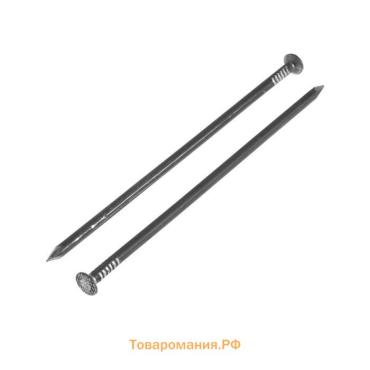 Гвозди ТУНДРА, строительные, ГОСТ 4028-63, без покрытия, 7.6×250 мм, фасовка 1 кг