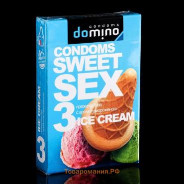 Презервативы Domino sweet sex ice cream,3 шт.